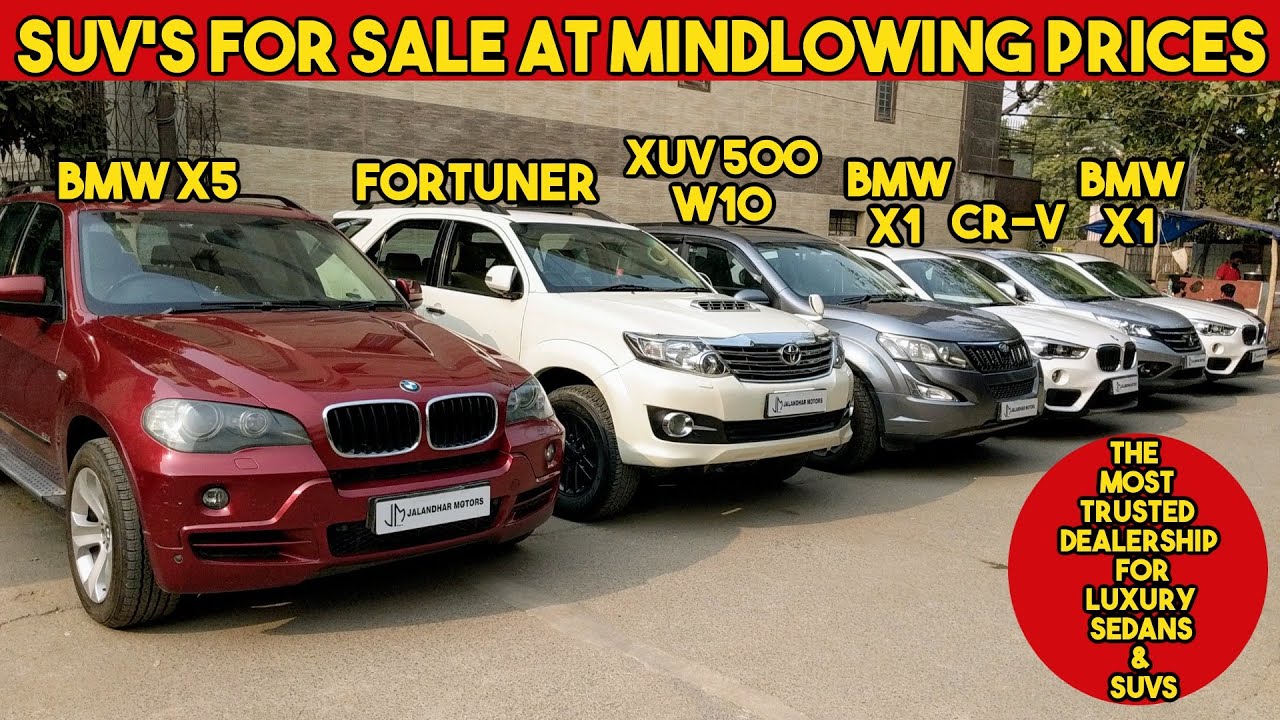 SUV’S FOR SALE XUV 500, BMW X5, FORTUNER, CRV , BMW X1, 5 SERIES