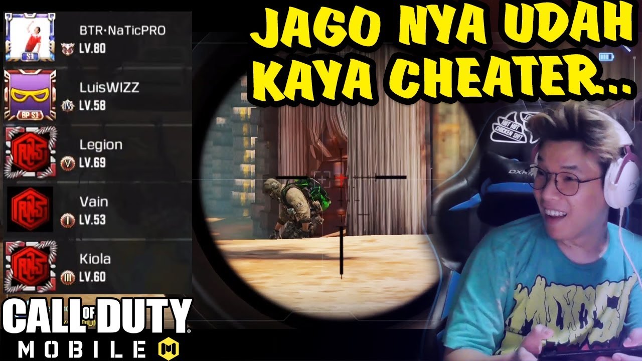 LAWAN TOP GLOBAL KAYA LAWAN CHEATER WKWK - Call of Duty Mobile Indonesia - 