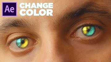 Change Eye Colour in Video | After Effects Tutorial 2023