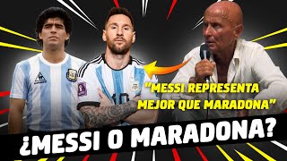 ¿Quién representa mejor al ARGENTINO, MARADONA o MESSI?