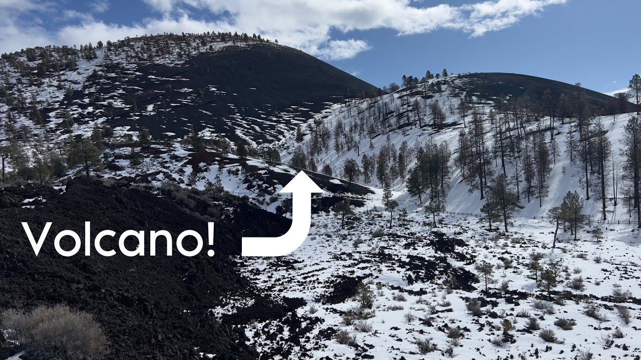 Hiking on a Volcano! Sunset Crater Volcano National Monument