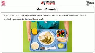 Principles of Hospital Menu planning