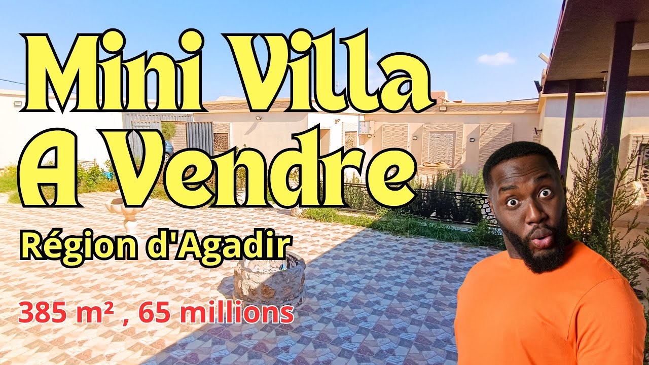Mini Villa🥰, 385 m² À Vendre Région d'Agadir, 65 millions, 5 Mini À la plage🏄