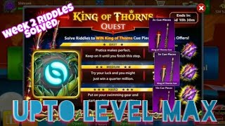 King of Throns cue 2nd Riddles Solution || Level Max || 8 Ball Pool screenshot 5