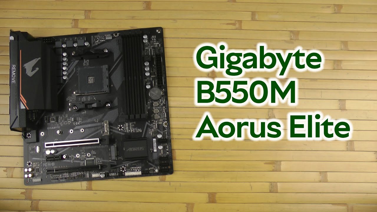 Материнская плата Gigabyte B550M Aorus Elite (sAM4, AMD B550, PCI