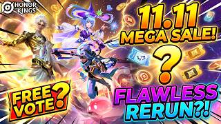 Download lagu Honor of Kings 11.11 MEGA SALE 2026! 🔥 Flawless Skins RETURNING?!