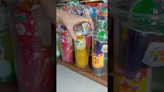 1$ Pineapple juice with jelly, inexpensive smoothie in Thailand. #localfood #drink