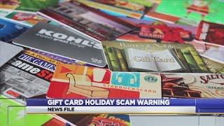 Gift card holiday scam warning
