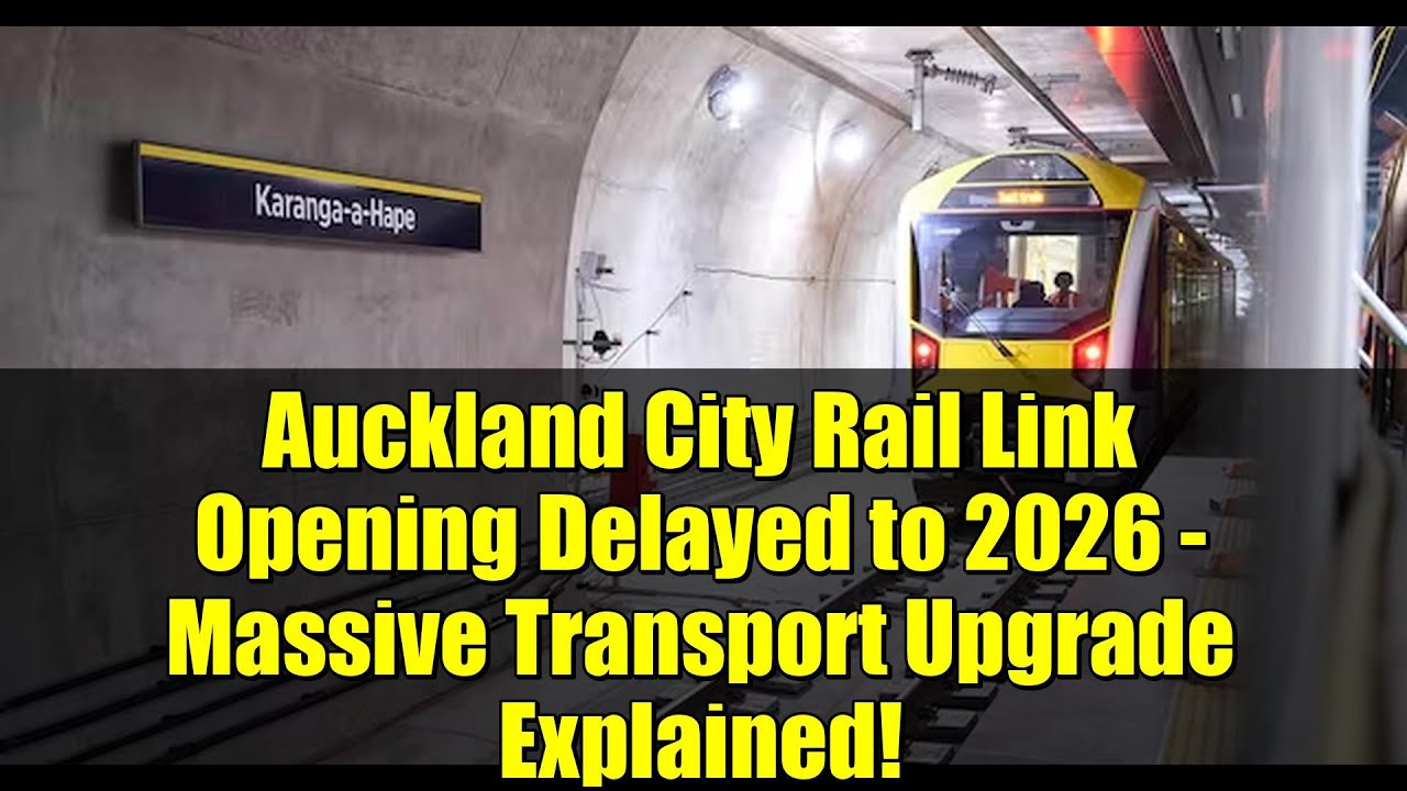 Auckland City Rail Link Opening Delayed to 2026 - Massive Transport Upgrade Explained!