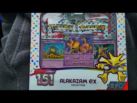 Pokemon Scarlet & Violet 151 Alakazam EX Collection Box