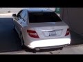 Mercedes W204 C300 Resonator Delete X-Pipe Sound Revving PART 2