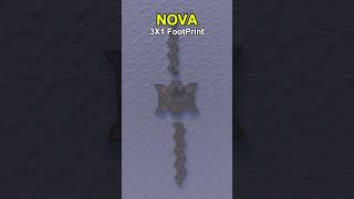 🔥NOVA - 3X1 Bunker Base FootPrint - Rust Base Design