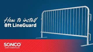 How to Install the 8ft LineGuard Crowd-Control Barrier | SONCO