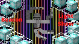 Minecraft: How to Make a Beacon Light Show (beacons are glitchy)