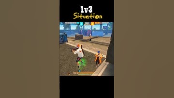 I Survived A 1 vs 3 Free Fire Match!