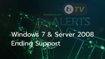 TNtv ALERTS | Windows 7 and Server 2008 End of Support