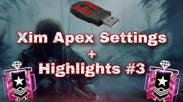 XIM APEX R6-SETTINGS  PS4/5 ANTI RECOIL EXPLAINED HOW GET CHAMPION