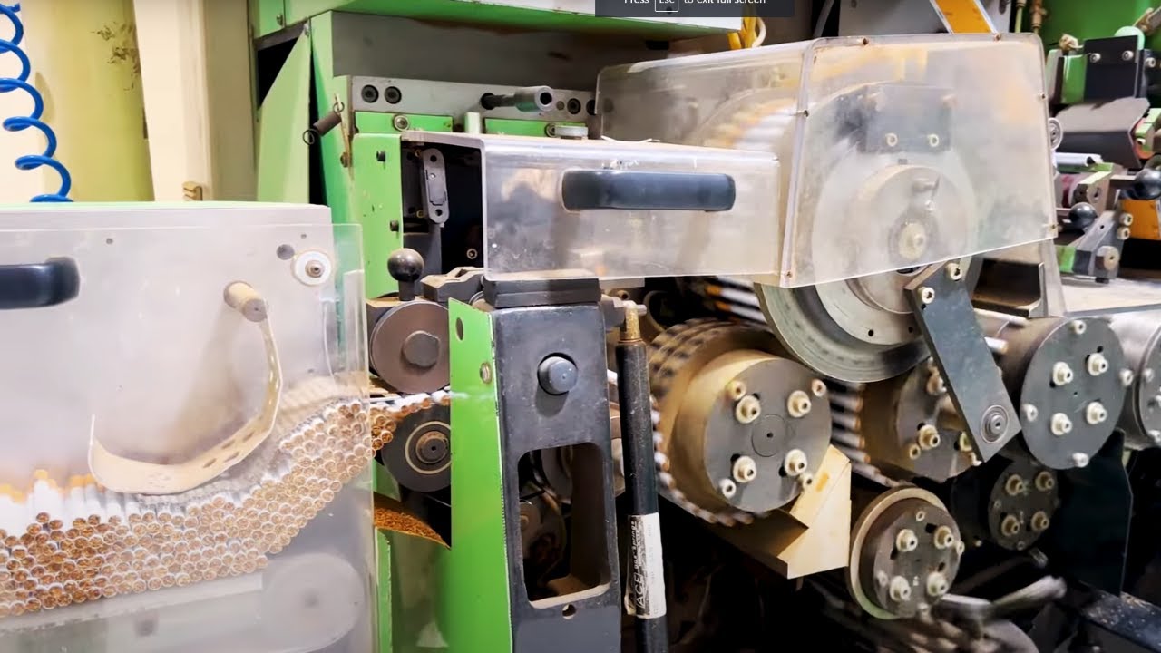 5000 Cigarettes Per Minute - Cigarette Making Machine - YouTube