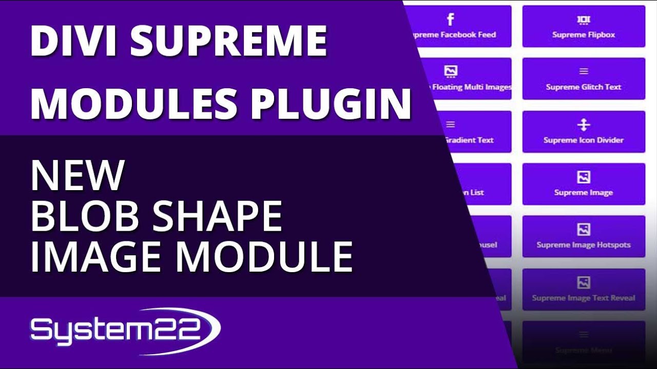 Divi Supreme Modules New Blob Shape Image Module 👍