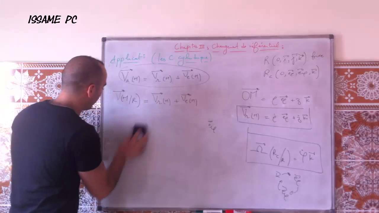 Changement de référentiels:Application sur la composition des vitesses  (Partie8)