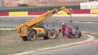 20110416 Anton Nebylitskiy WSBR FR3 5 Series at Motorland Race 1 Crash Extended