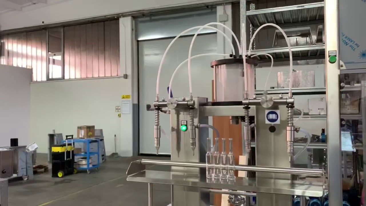41 high vacuum filler with Capping machine YouTube
