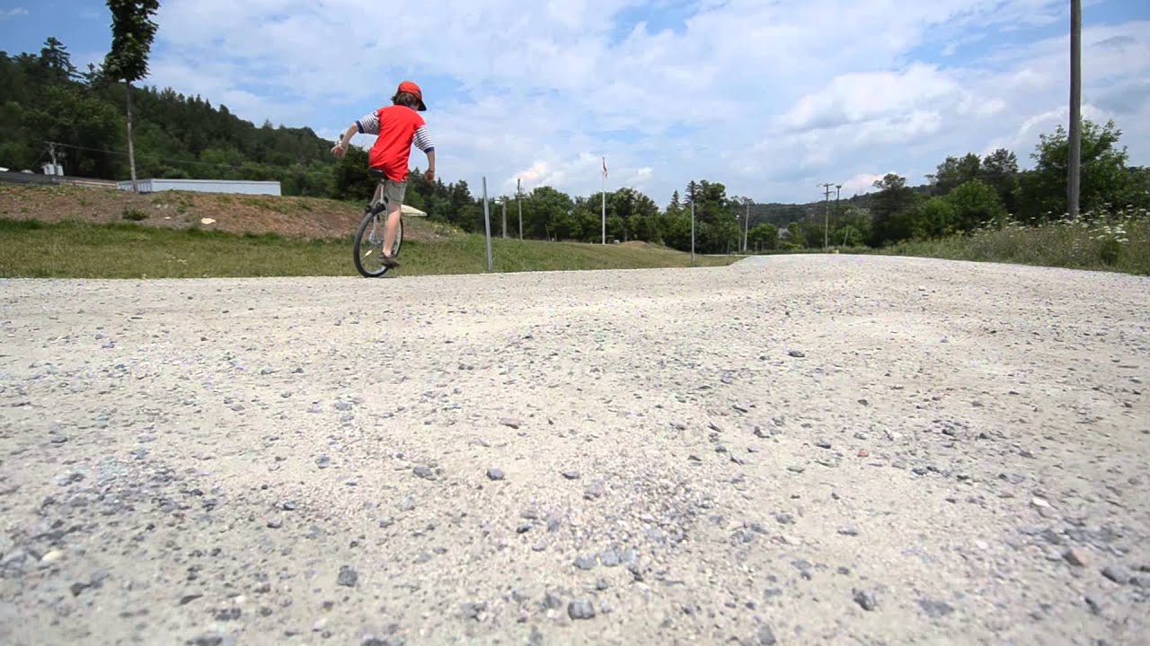10-year-old Wakefielder pedals around on unicycle