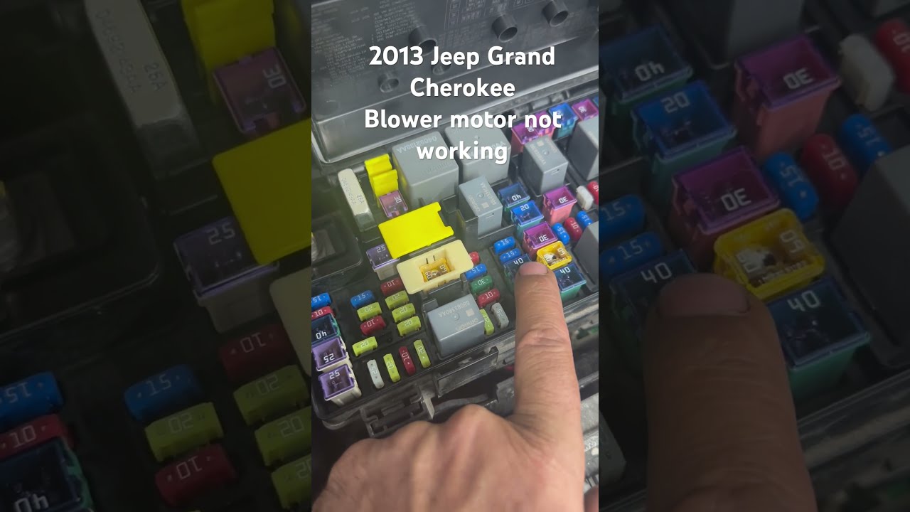 Jeep Grand Cherokee Blower Motor Not Working