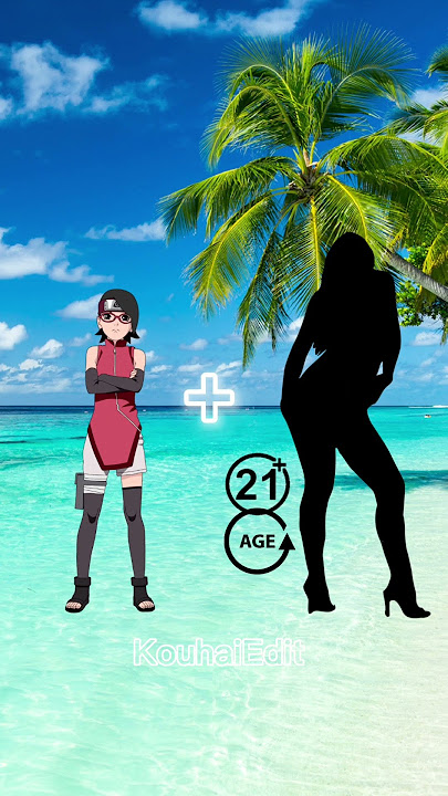 Sarada   Adult Form (Without Clothing) in Fusion Mode #shorts #sarada3tomoesharingan #naruto #viral