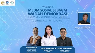 [Webinar] - Media Sosial Sebagai Wadah Demokrasi