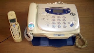 NEC「FAX ファクシミリ・子機付き電話」（スピークス speax J1CL）1999年3月発売