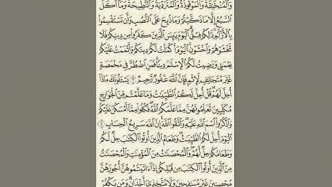 الشيخ محمود عبد الحكم سورة المائدة كاملة.surat el maeda.
