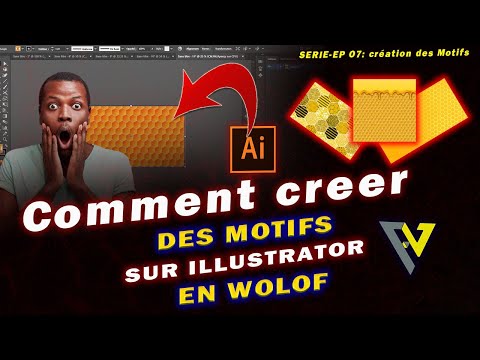 (EN WOLOF) Comment crée des MOTIFS sur illustrator