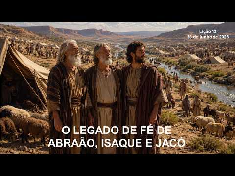EBD | Lição  13 - O Legado de fé de Abraão, Isaque e Jacó - 2º Trimestre/2026