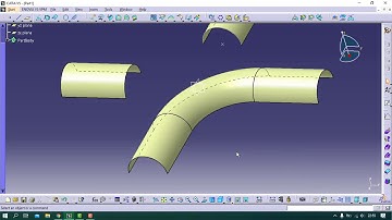 Catia V5 For Beginners Generative Shape Design #1 Pipe Connection