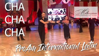 Cha Cha Cha I Pro Am Closed Bronze International Latin I Millennium Dancesport 2019 Resimi