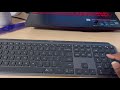 How to connect multiple devices via bluetooth with mx keys logitech wireless keyboard