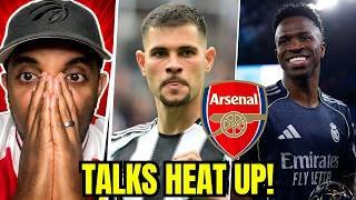 🚨 ARSENAL NEWS TODAY! 🤔 BRUNO GUIMARÃES TALKS HEAT UP! 👀 VINI JR TO ARSENAL ISN’T DEAD YET! 😱