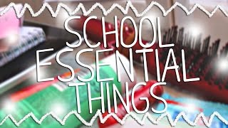 ЧТО Я БЕРУ С СОБОЙ В ШКОЛУ? ♡ Essential Things!