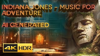 AI GENERATED Indiana Jones - Adventure Music Ambience - Gaming Music