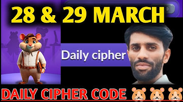 28 March Hamster Kombat Gamedev Heroes  Daily Cipher code 28 March| Today CIPHER codes|cipher