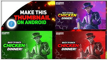 How To Make Live stream Thumbnail || BGMI Live Stream Thumbnail || Pubg Live Stream Thumbnail