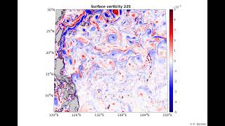 Seasonal Growth of Mesoscales: An Oceanic Inverse Cascade