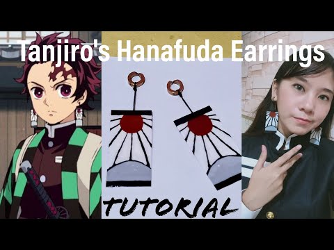Hanafuda-style Earrings 