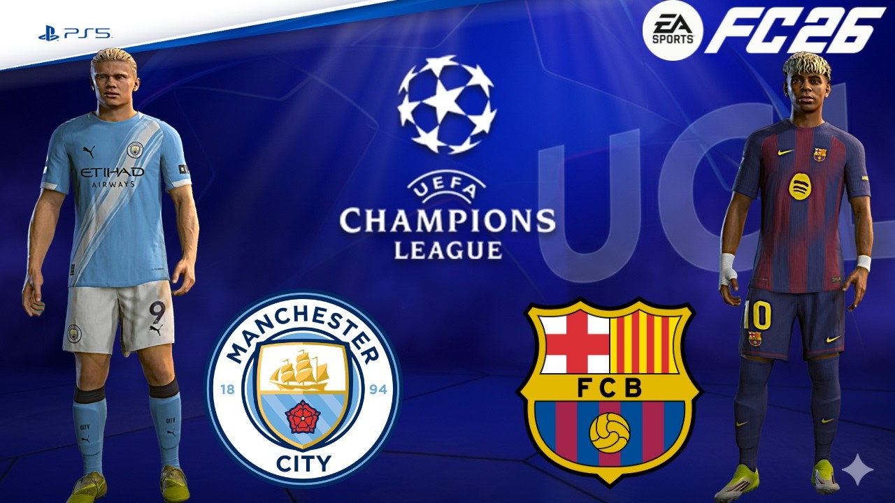 FC 26 - Barcelona vs Man City Ft.Yamal ,Haaland -Final Champions League 25/26 Full Match | PS5™
