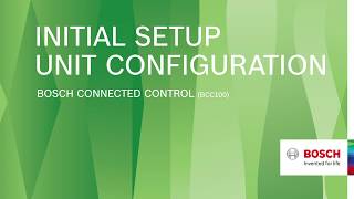 Bosch BCC100/BCC110 WiFi Thermostat - Initial Setup screenshot 4