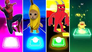 Spider Man 🆚 Bandana Cat 🆚 Garden Of Bang Bang 🆚 Minions ♥️ Who is best