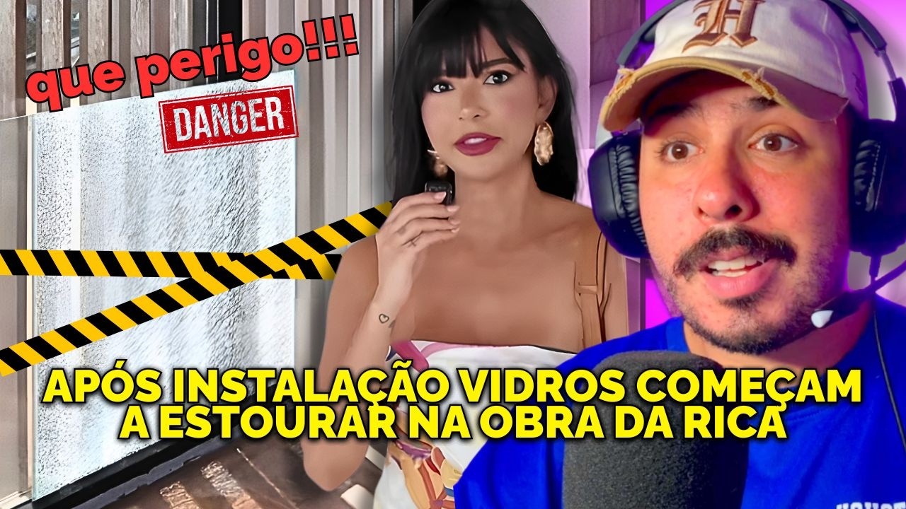 RICA DE MARRÉ MOSTRA EVOLUÇÃO DA OBRA E PROBLEMAS COM VIDROS ESTOURANDO