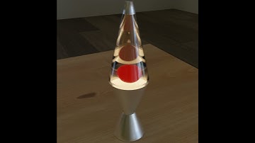 Lava Lamp 3D Model and Animation