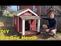 DIY Big Dog House Build (Traditional Style)